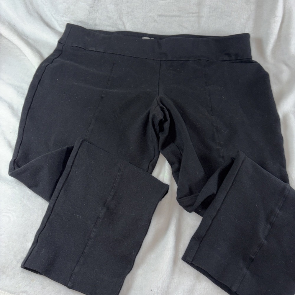 Anne Klein High-Rise‎ Seam-Front Leggings XL Career Workwear Atheleisure Travel